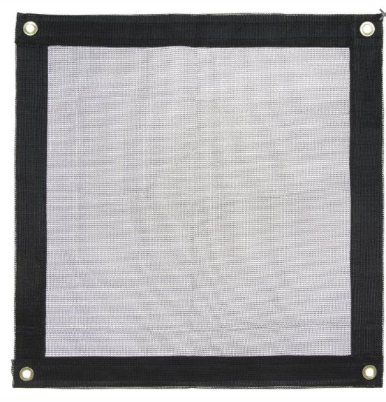 Black Mesh Tarp Heavy Duty,  Fire Retardant