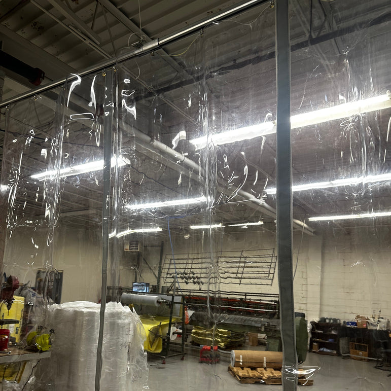 Clear Sound Curtains with Veclro