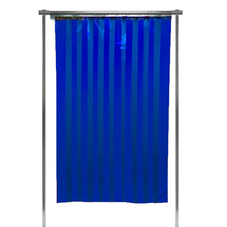 Blue Welding Strip Curtains