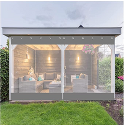 Pergola Curtain Enclosure with clear Window